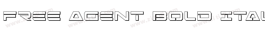 Free Agent Bold Ital字体转换 Free Agent Bold Ital字体转换
